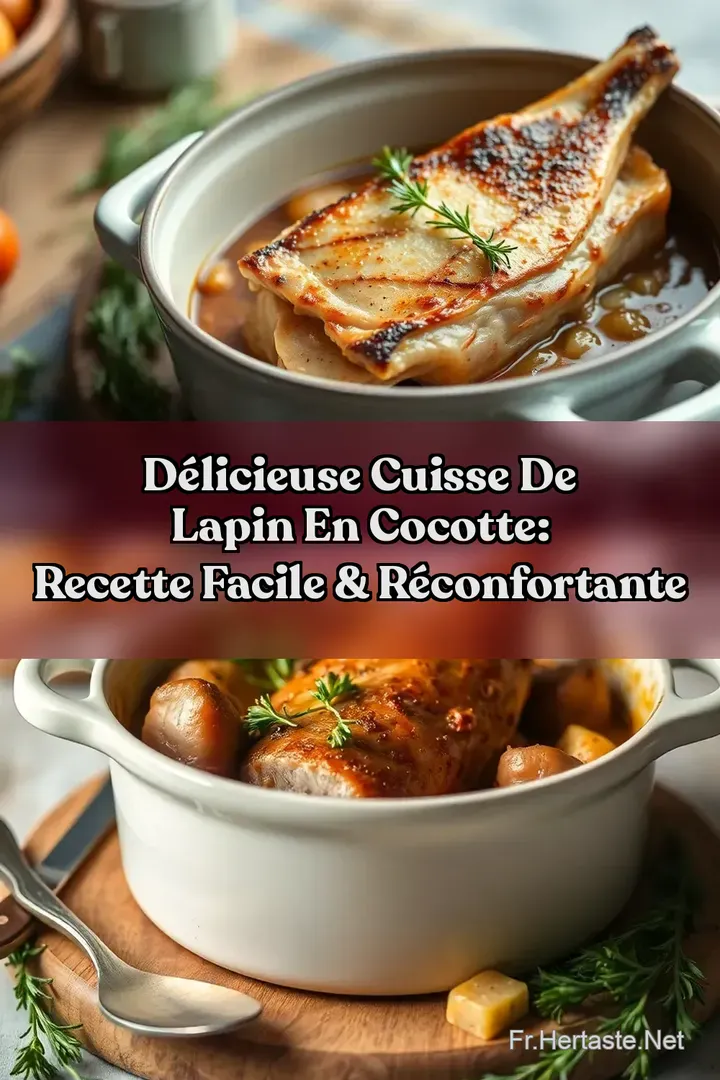 D&eacute;licieuse Cuisse de Lapin en Cocotte: Recette Facile & R&eacute;confortante