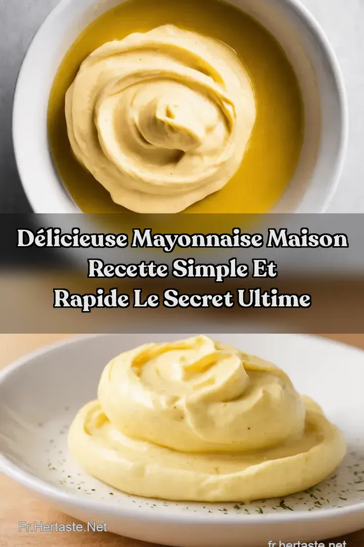 D&eacute;licieuse Mayonnaise Maison Recette Simple et Rapide le Secret Ultime