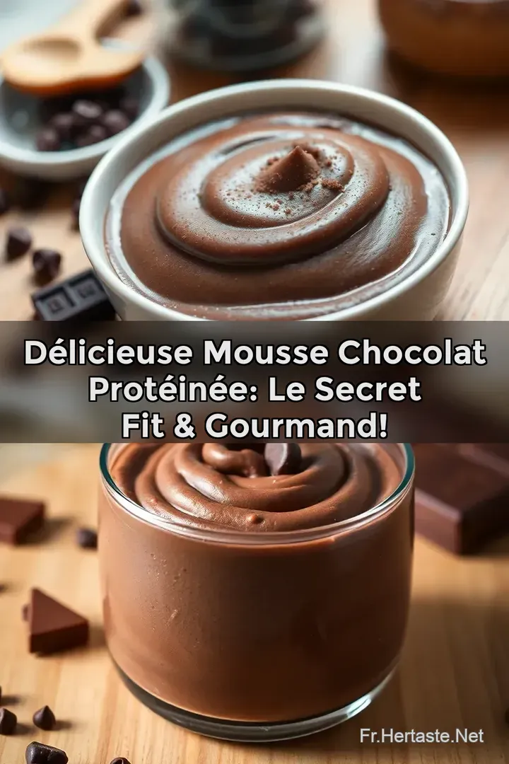 D&eacute;licieuse Mousse Chocolat Prot&eacute;in&eacute;e: Le Secret Fit & Gourmand!