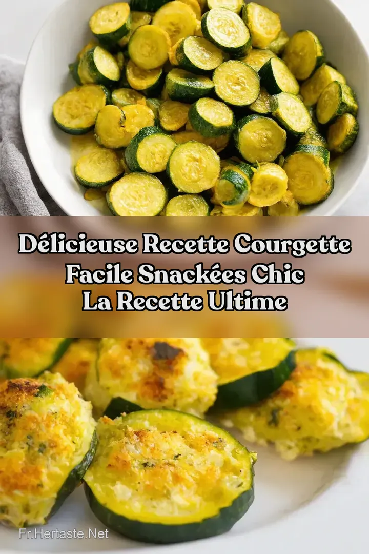 D&eacute;licieuse Recette Courgette Facile Snack&eacute;es Chic La Recette Ultime