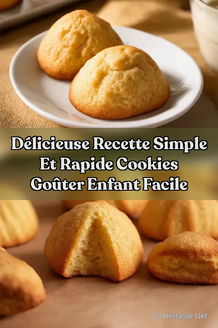 D&eacute;licieuse Recette Simple et Rapide cookies Go&ucirc;ter Enfant Facile