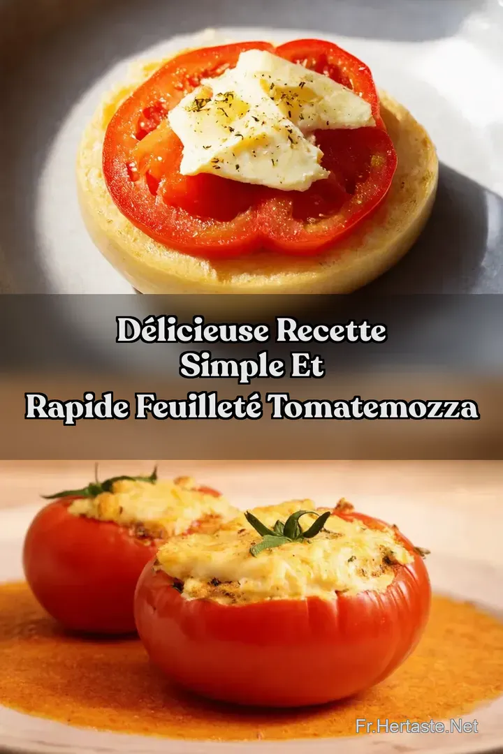 D&eacute;licieuse Recette Simple et Rapide Feuillet&eacute; TomateMozza