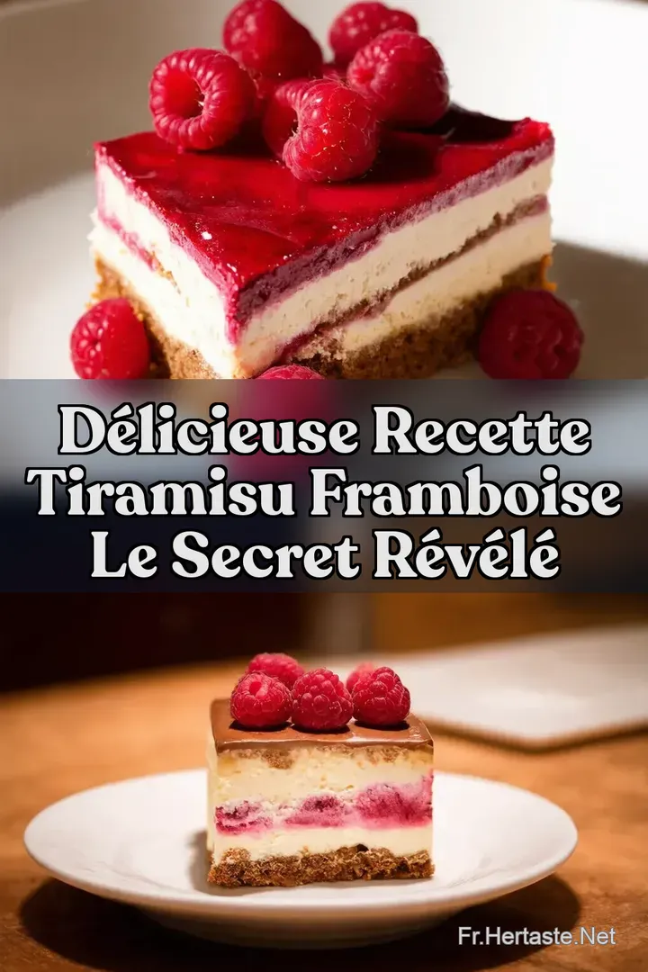 D&eacute;licieuse Recette Tiramisu Framboise Le Secret R&eacute;v&eacute;l&eacute;