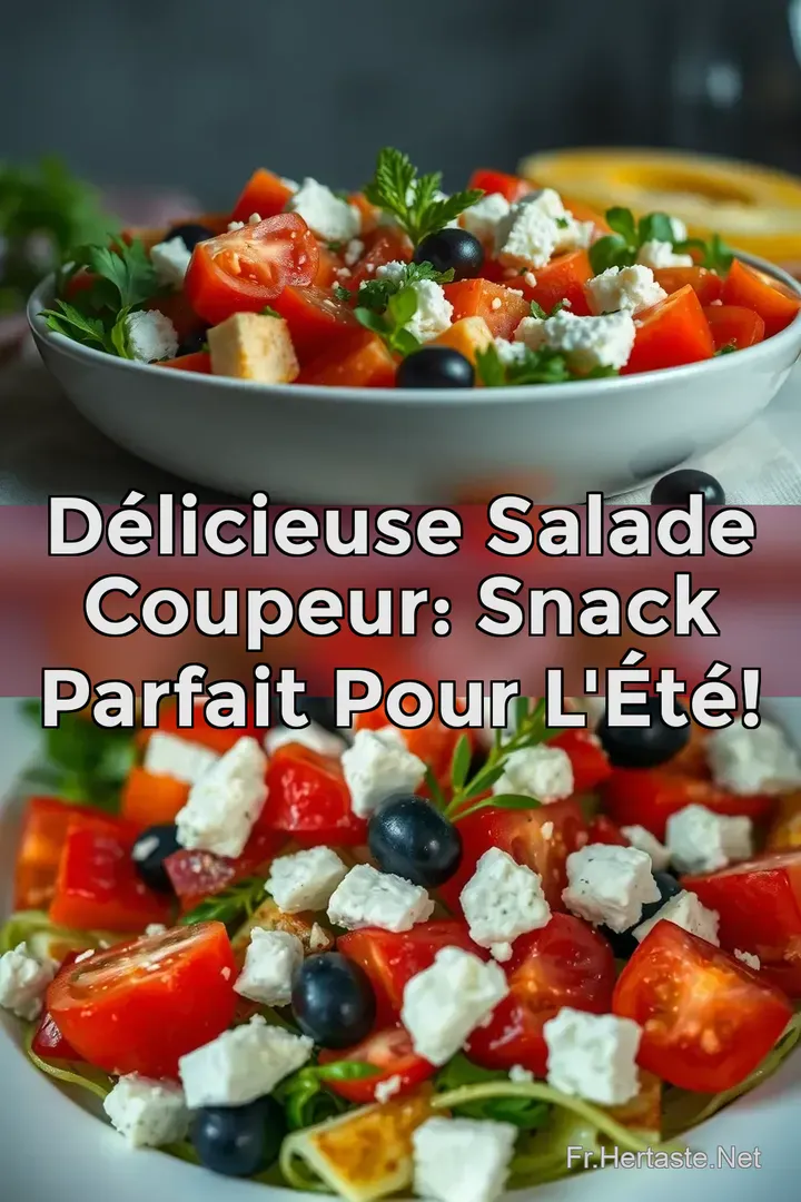 D&eacute;licieuse Salade Coupeur: Snack Parfait pour l &Eacute;t&eacute;!
