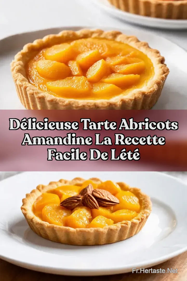D&eacute;licieuse Tarte Abricots Amandine La Recette Facile de l&Eacute;t&eacute;