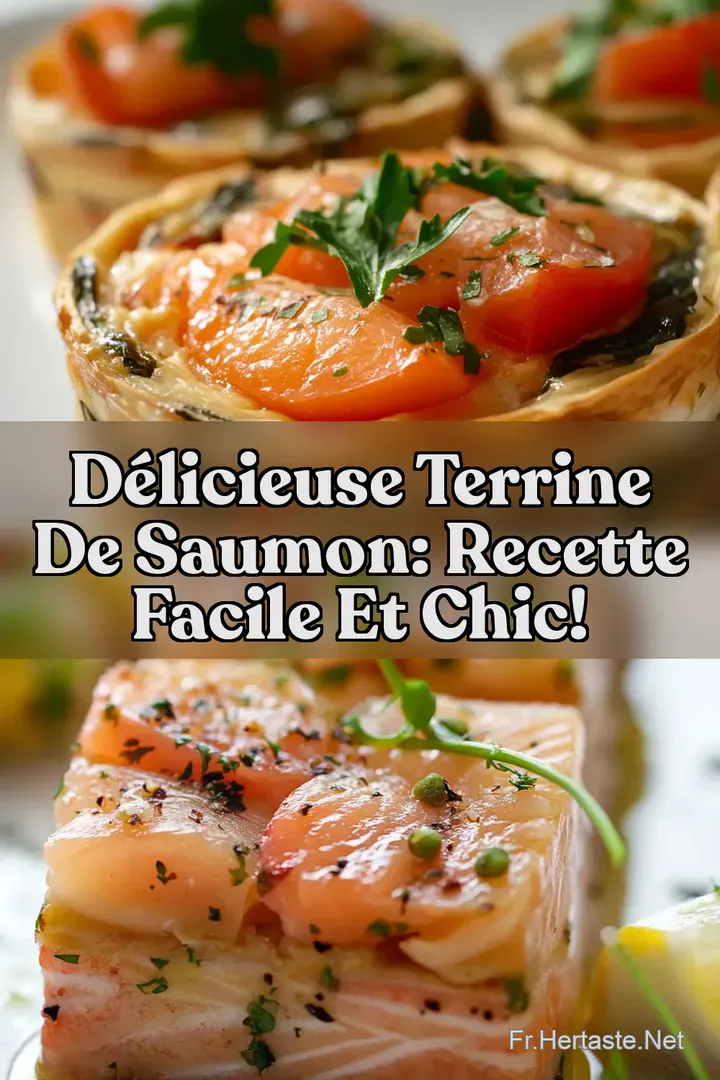 D&eacute;licieuse Terrine de Saumon: Recette Facile et Chic!