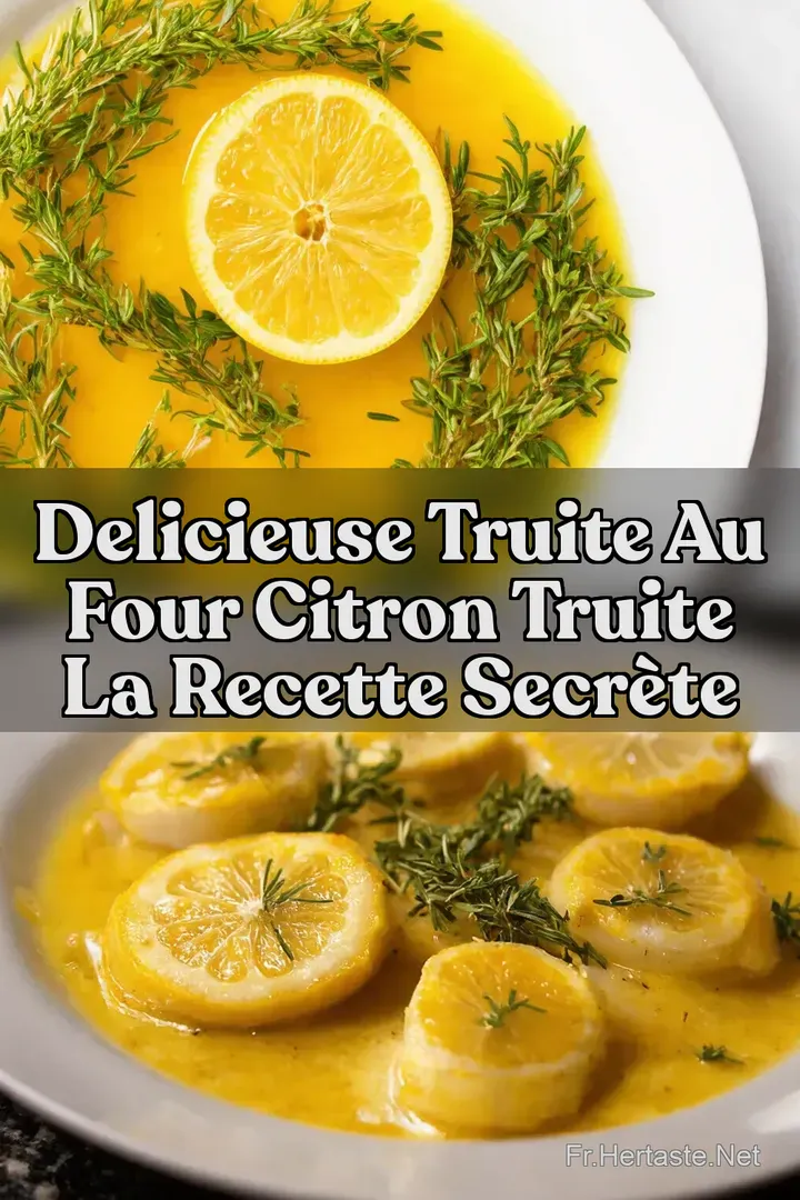 Delicieuse Truite au Four citron truite La Recette Secr&egrave;te