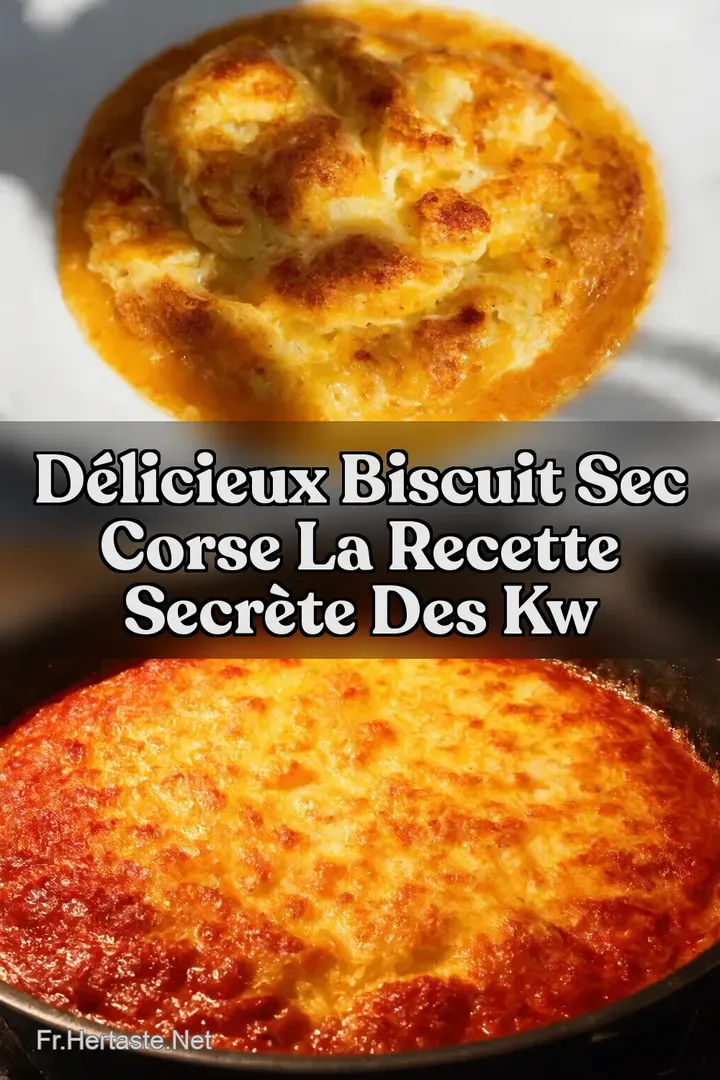 D&eacute;licieux biscuit sec corse La Recette Secr&egrave;te des kw