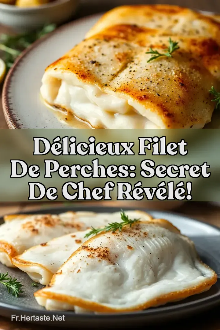 D&Eacute;LICIEUX Filet de Perches: Secret de Chef R&eacute;v&eacute;l&eacute;!