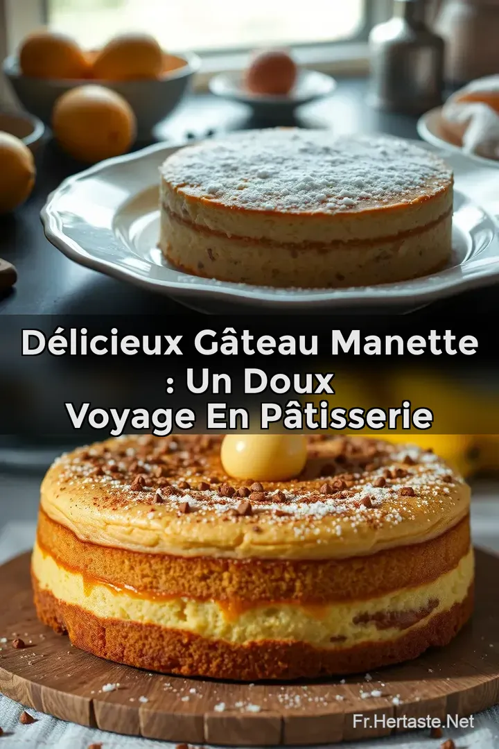 D&eacute;licieux G&acirc;teau Manette : Un Doux Voyage en P&acirc;tisserie