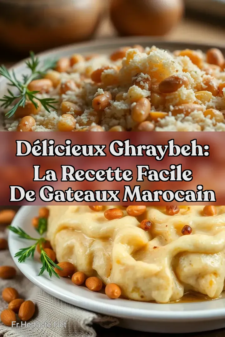 D&eacute;licieux Ghraybeh: La Recette Facile de Gateaux Marocain