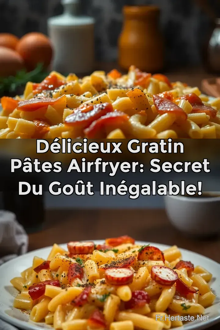 D&eacute;licieux Gratin P&acirc;tes Airfryer: Secret du Go&ucirc;t In&eacute;galable!