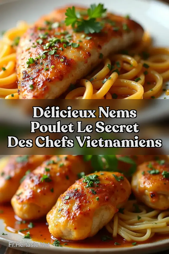 D&eacute;licieux Nems Poulet Le Secret des Chefs Vietnamiens