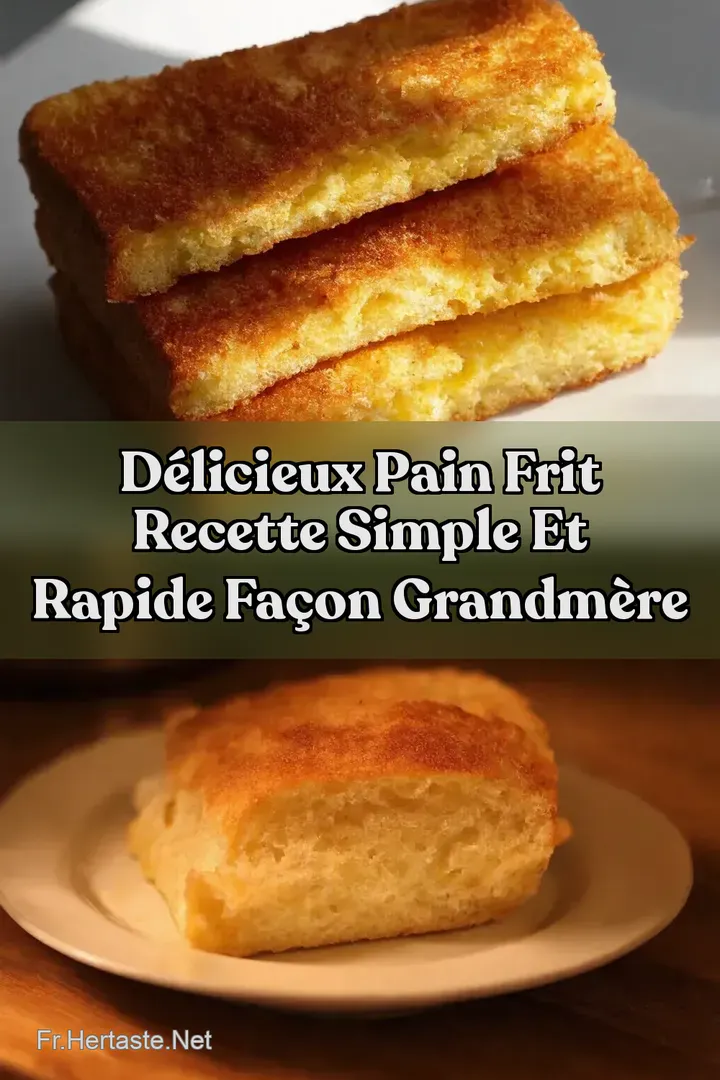 D&eacute;licieux Pain Frit Recette Simple et Rapide Fa&ccedil;on GrandM&egrave;re