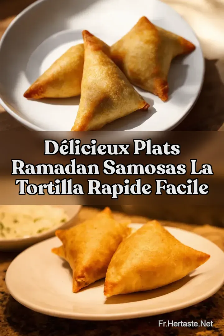 D&Eacute;LICIEUX Plats Ramadan Samosas la Tortilla Rapide Facile