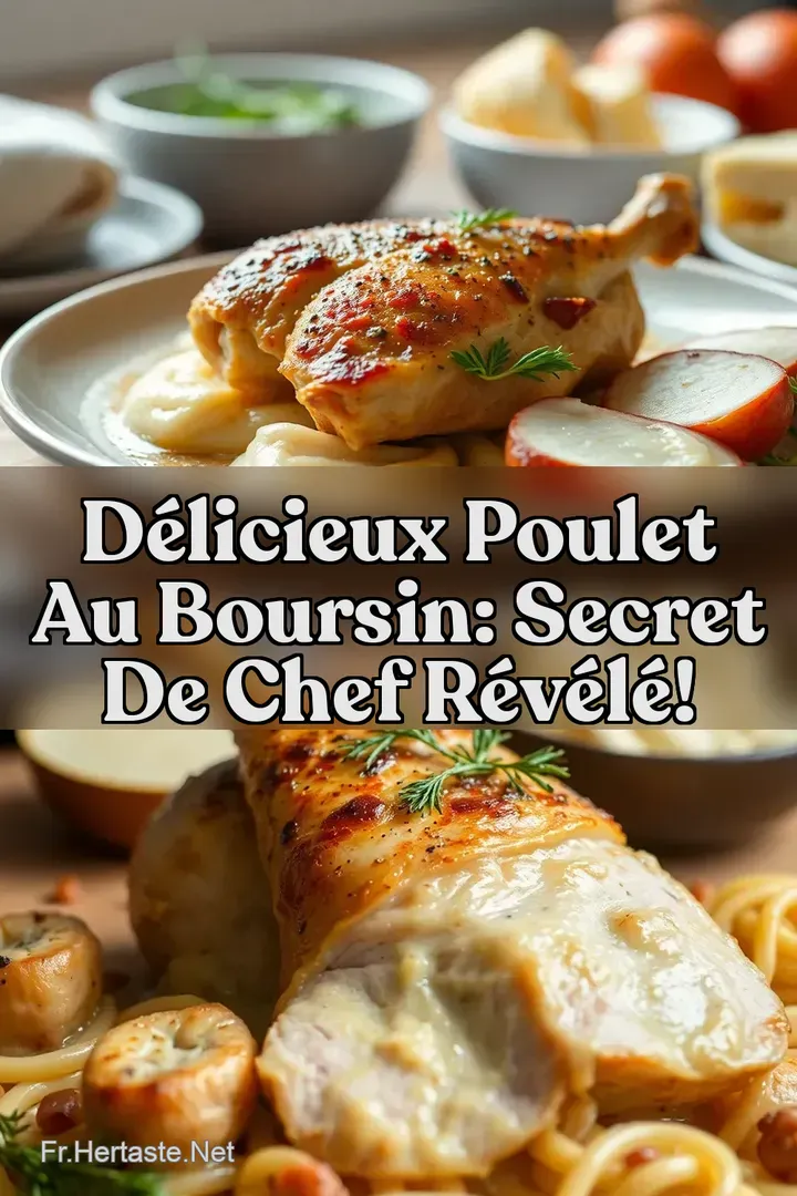 D&eacute;licieux Poulet au Boursin: Secret de Chef R&eacute;v&eacute;l&eacute;!