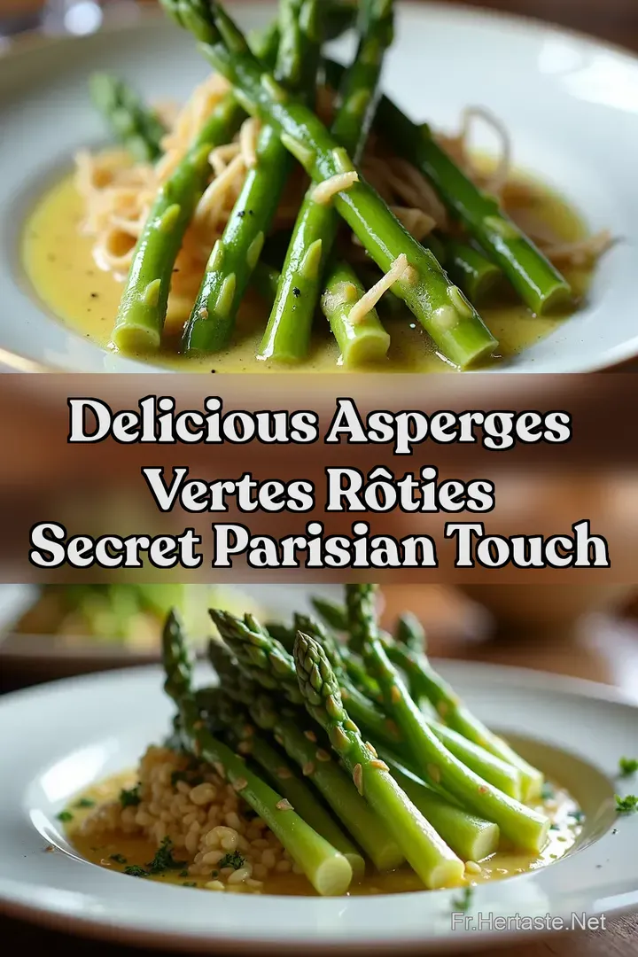 Delicious Asperges Vertes R&ocirc;ties Secret Parisian Touch
