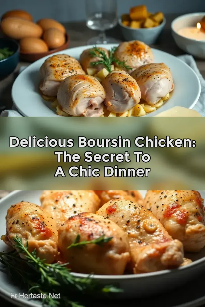 Delicious Boursin Chicken: The Secret to a Chic Dinner