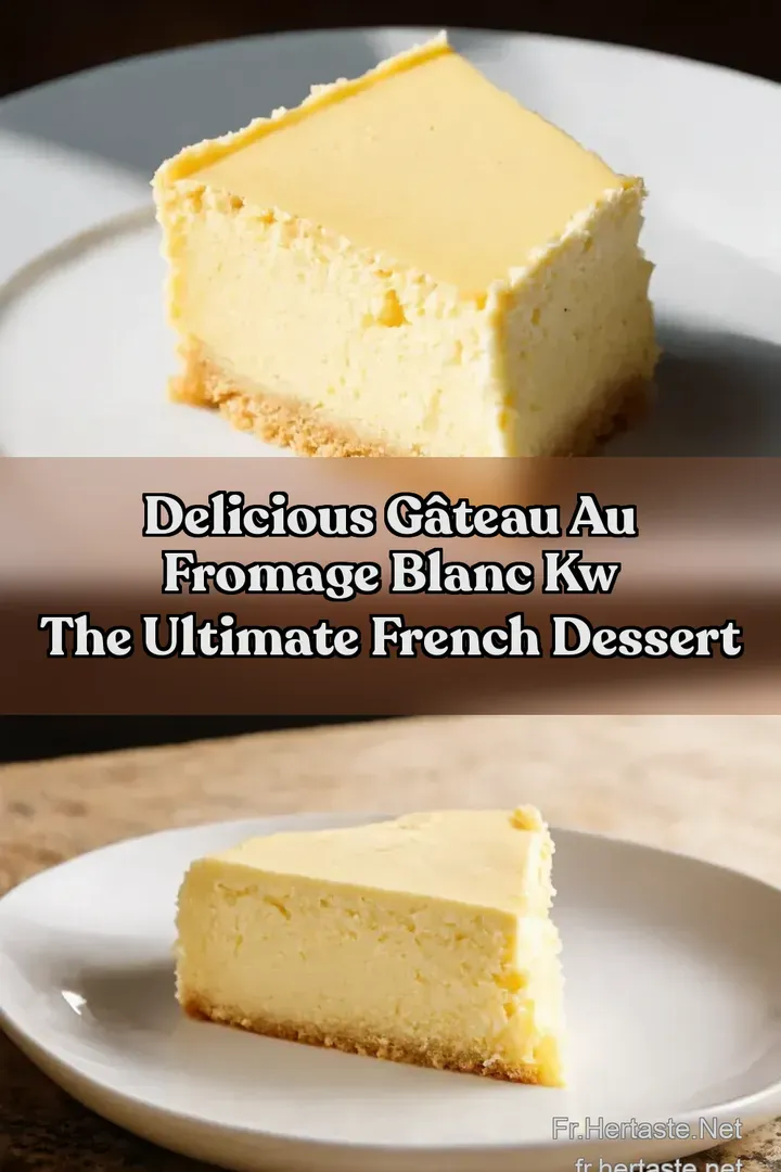 Delicious G&acirc;teau au Fromage Blanc kw The Ultimate French Dessert