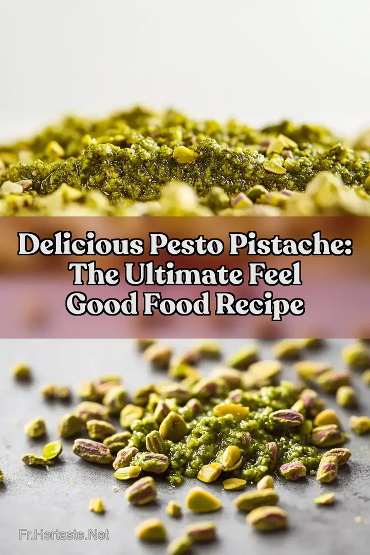 Delicious Pesto Pistache: The Ultimate Feel Good Food Recipe