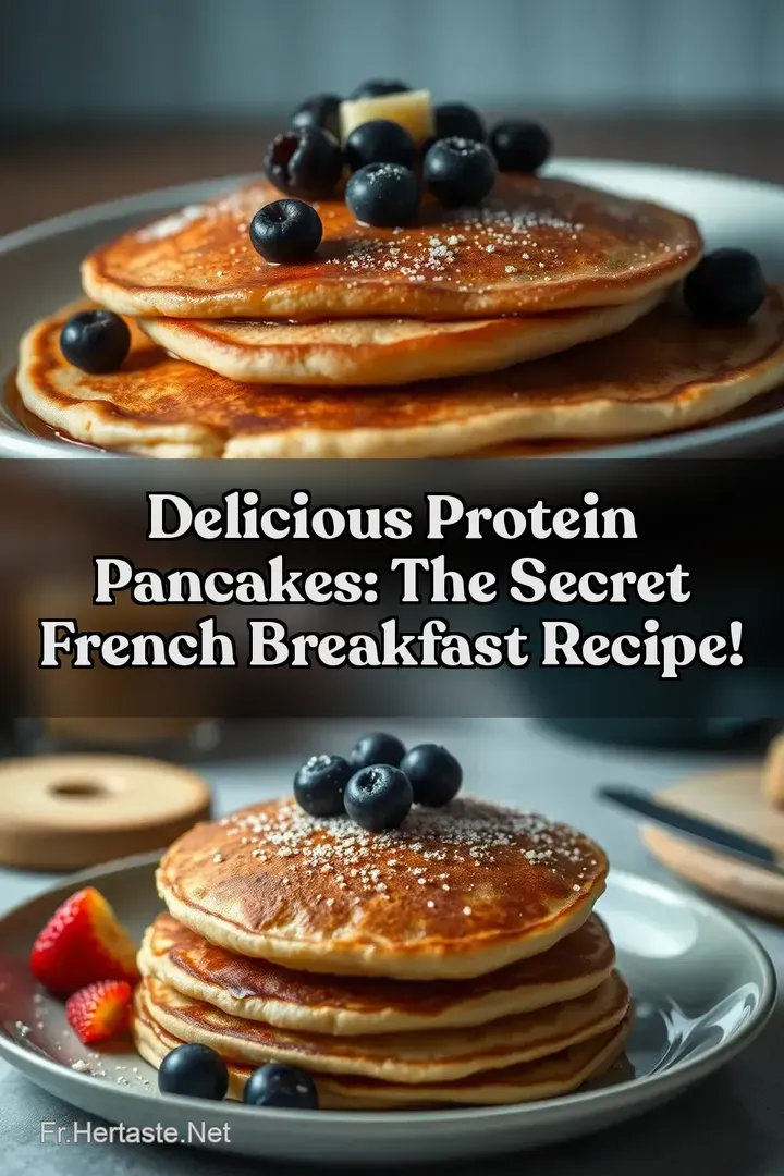 Delicious Protein Pancakes: The Secret French Breakfast Recipe!