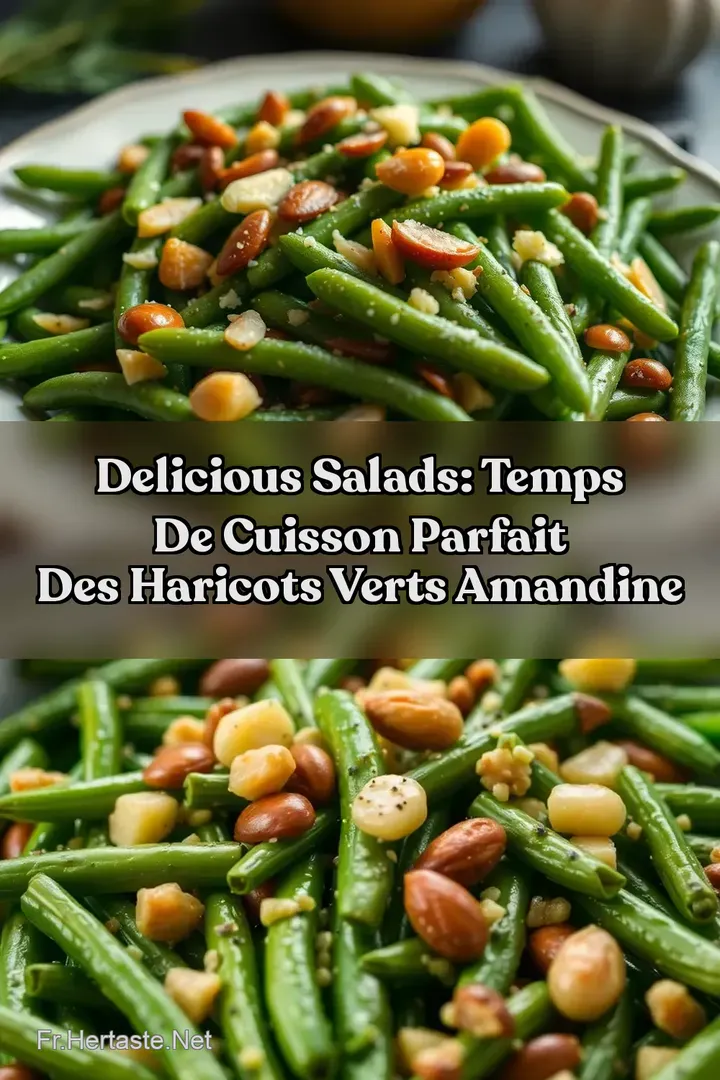 Delicious Salads: Temps de cuisson parfait des haricots verts Amandine
