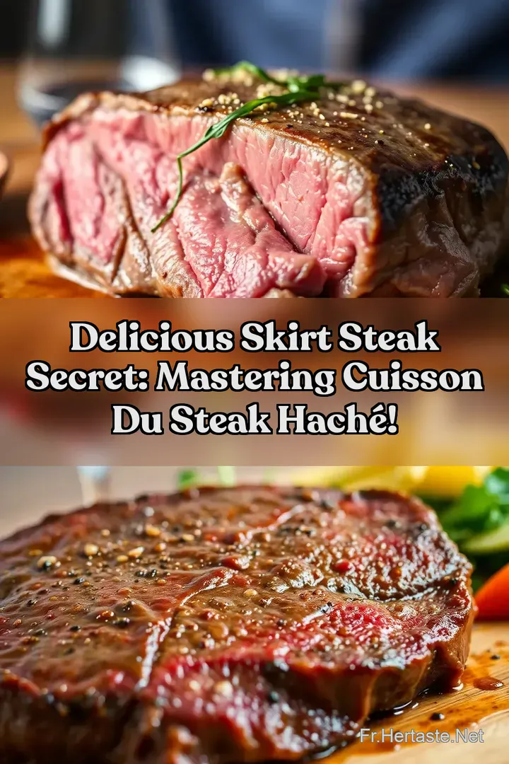 Delicious Skirt Steak Secret: Mastering Cuisson du Steak Hach&eacute;!