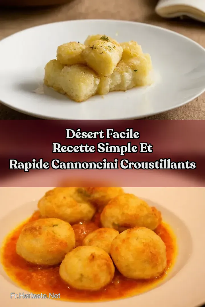 D&eacute;sert facile Recette Simple et Rapide Cannoncini Croustillants
