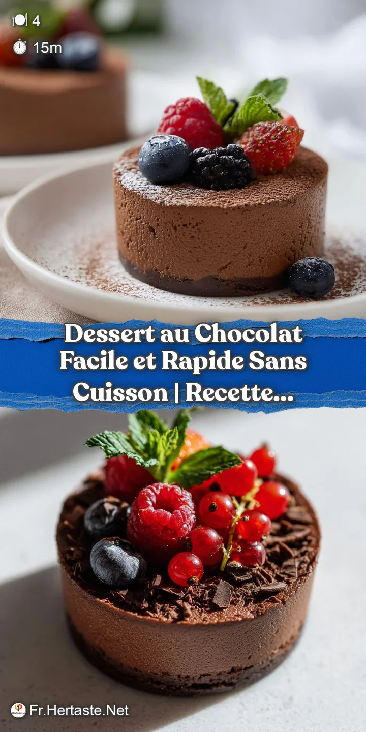 Close-up of glossy, dark chocolate ganache topping a smooth, creamy mascarpone dessert with a spoon indentation.