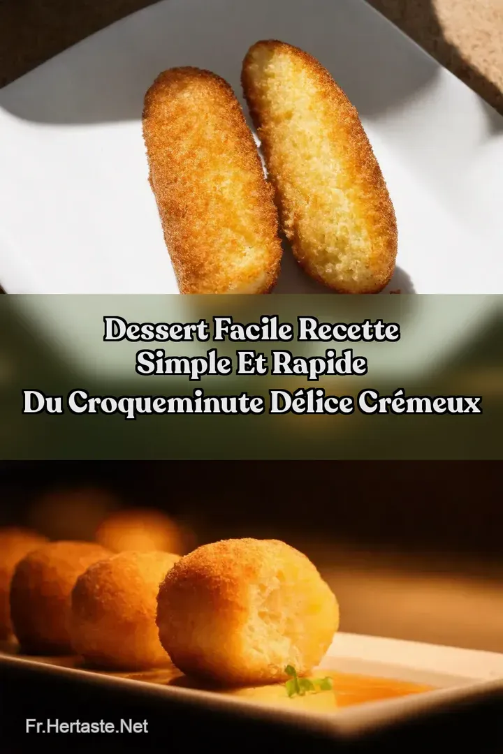Dessert Facile Recette Simple et Rapide du CroqueMinute D&eacute;lice Cr&eacute;meux