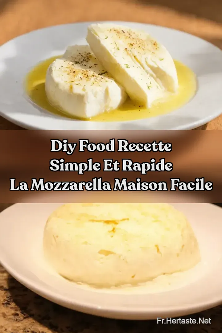 Diy Food Recette Simple et Rapide La Mozzarella Maison Facile