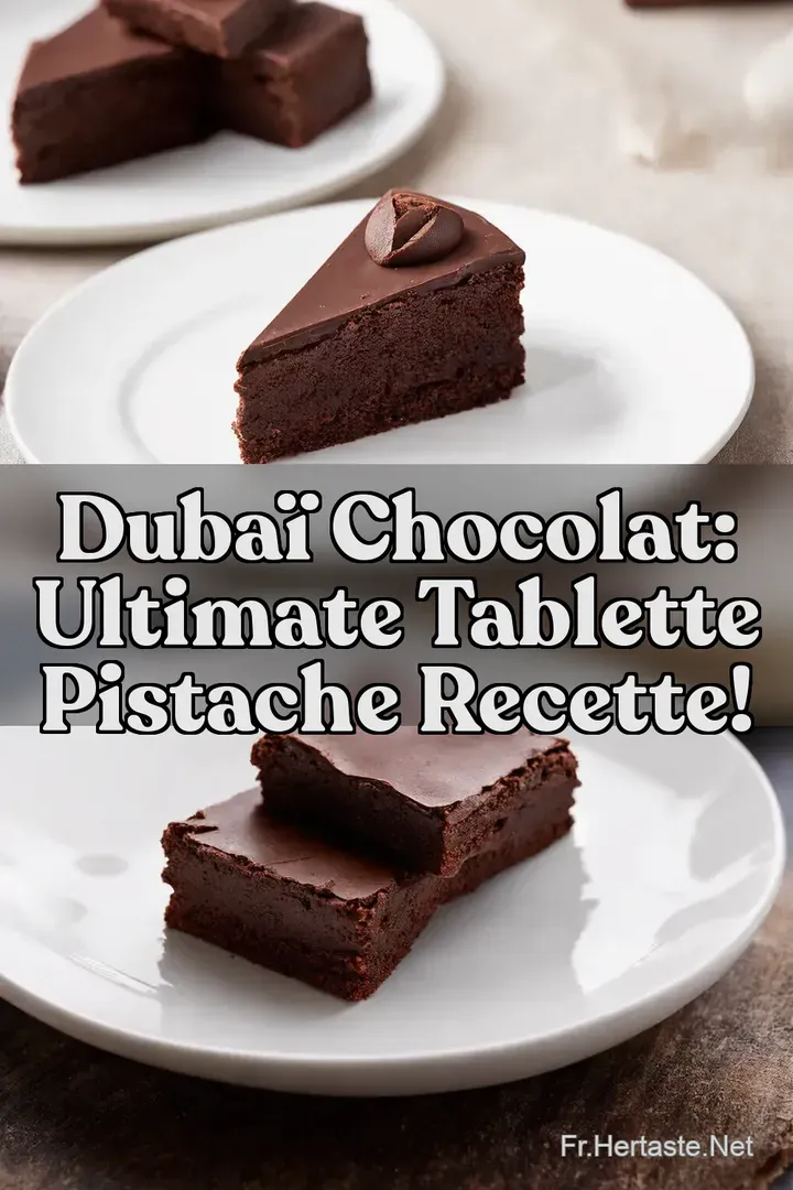 Duba&iuml; Chocolat: Ultimate Tablette Pistache Recette!