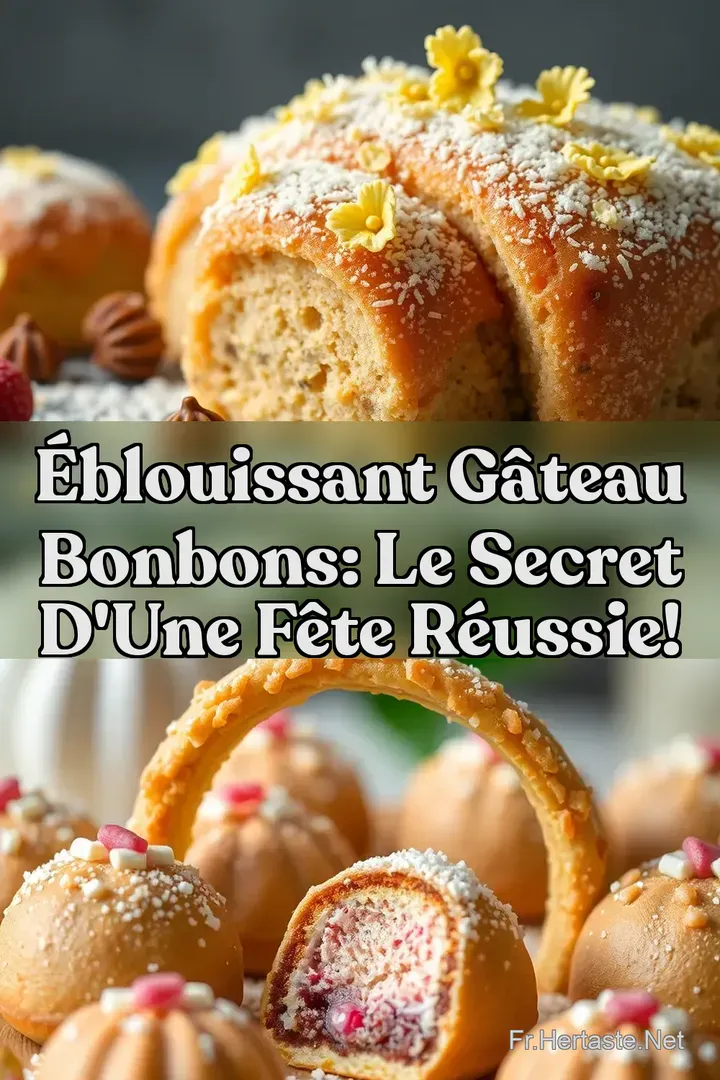 &Eacute;blouissant G&acirc;teau Bonbons: Le Secret d une F&ecirc;te R&eacute;ussie!