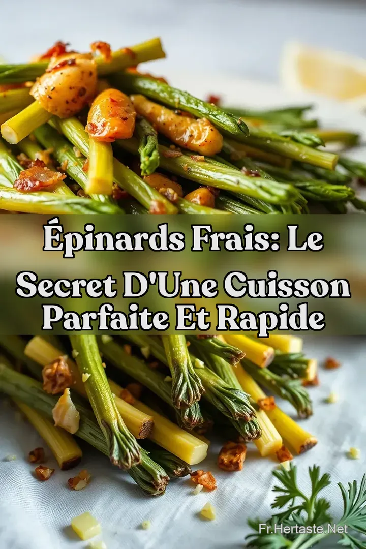 &Eacute;pinards Frais: Le Secret d une Cuisson Parfaite et Rapide