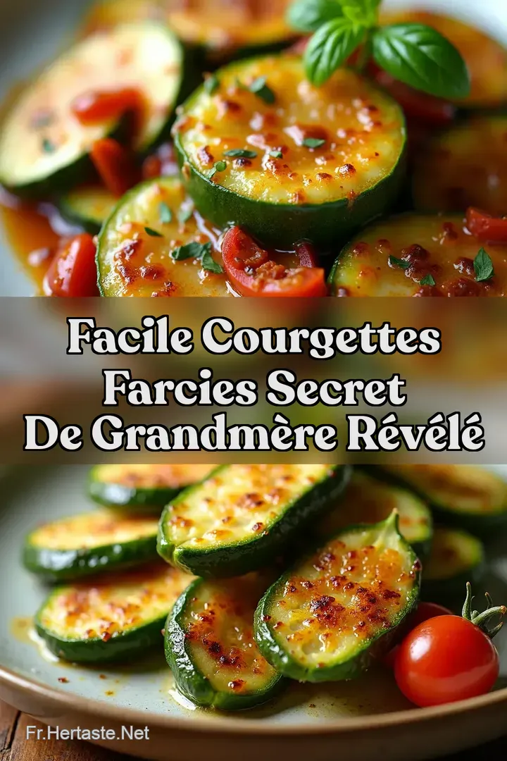 Facile Courgettes Farcies Secret de GrandM&egrave;re R&eacute;v&eacute;l&eacute;