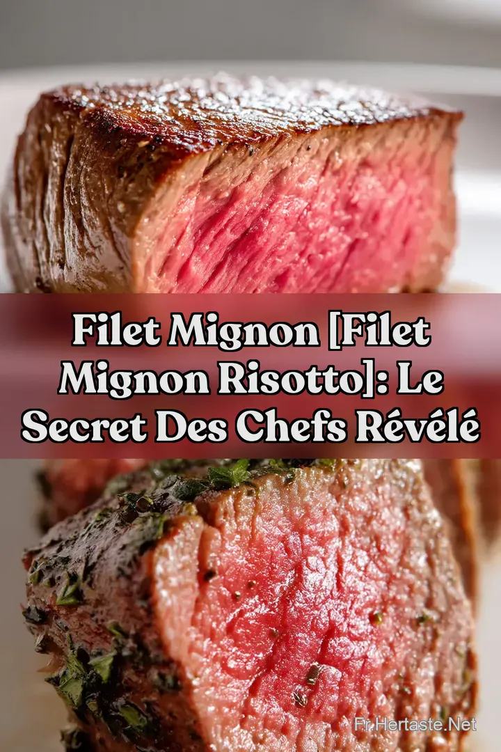 Filet Mignon [Filet Mignon Risotto]: Le Secret des Chefs R&eacute;v&eacute;l&eacute;
