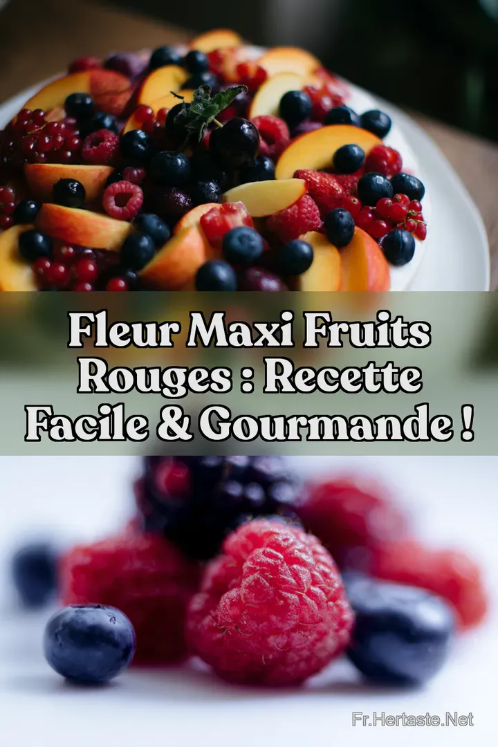 Fleur Maxi Fruits Rouges : Recette Facile & Gourmande !