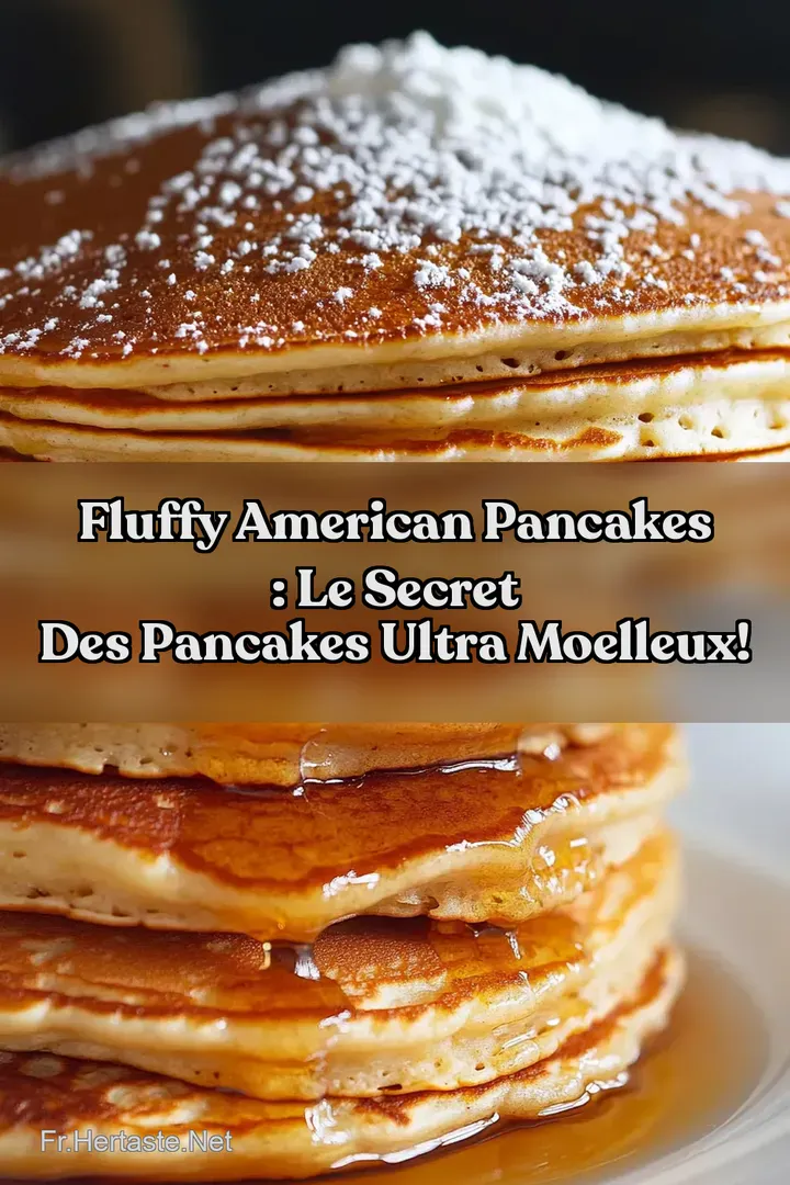 Fluffy American Pancakes : Le Secret des Pancakes Ultra Moelleux!