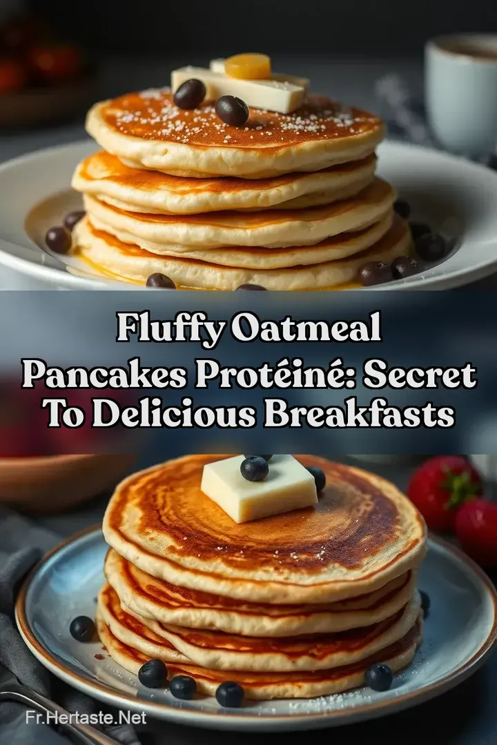 Fluffy Oatmeal Pancakes Prot&eacute;in&eacute;: Secret to Delicious Breakfasts