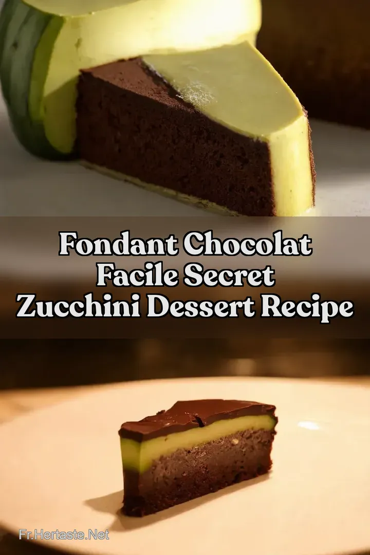 Fondant Chocolat Facile Secret Zucchini Dessert Recipe