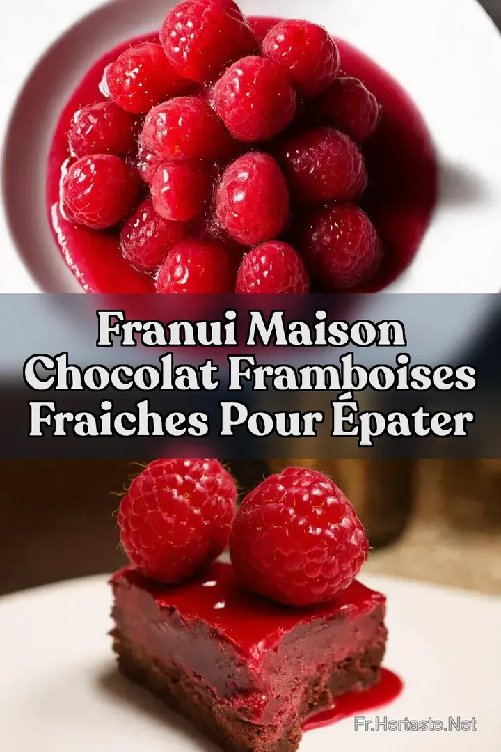 Franui Maison Chocolat Framboises Fraiches pour &Eacute;pater