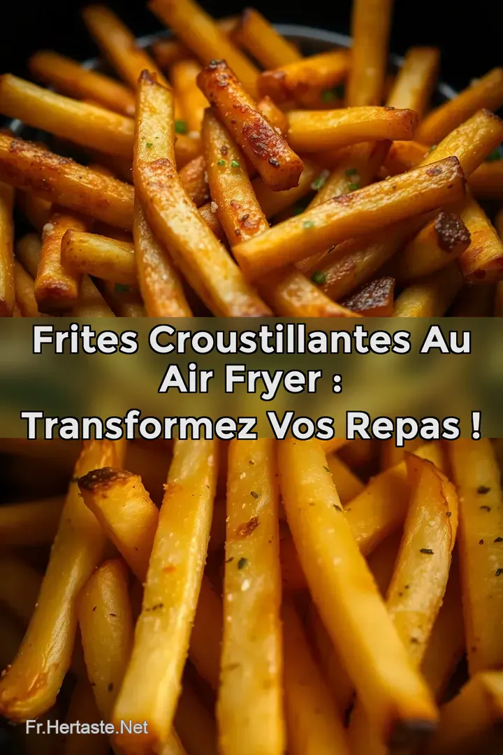 Frites Croustillantes au Air Fryer : Transformez vos Repas !