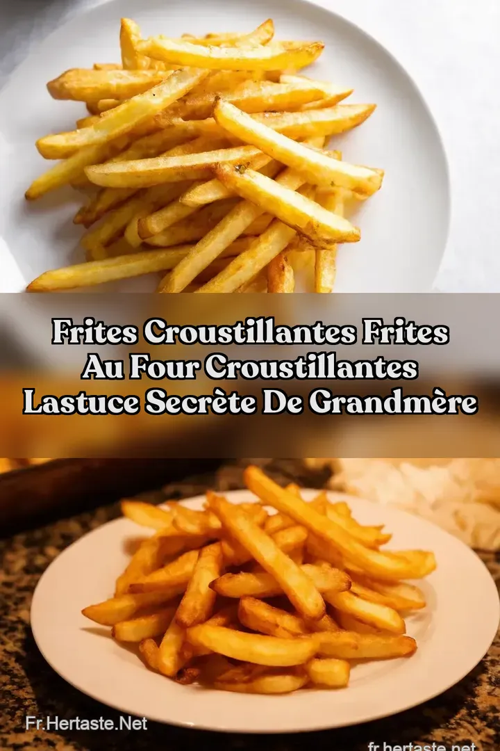 Frites Croustillantes Frites au four croustillantes LAstuce Secr&egrave;te de GrandM&egrave;re