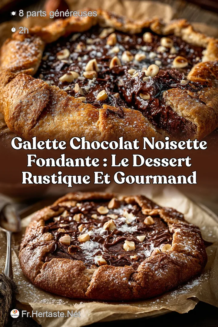 Galette chocolat noisette fondante : le dessert rustique et gourmand