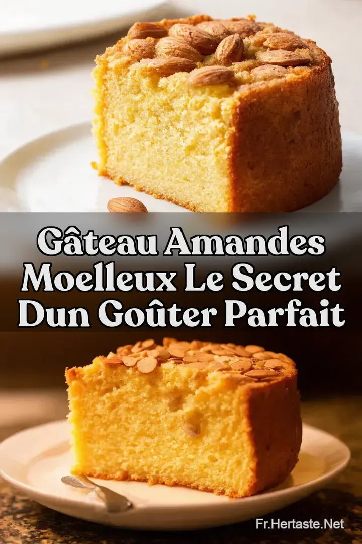 G&acirc;teau Amandes Moelleux Le Secret dun Go&ucirc;ter Parfait