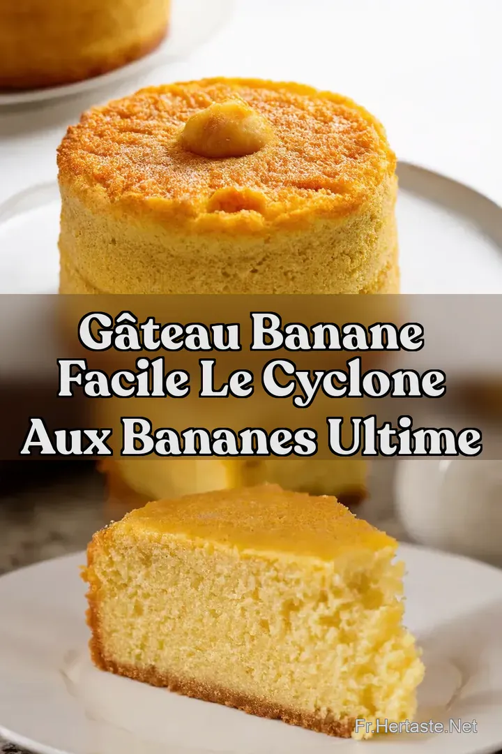 G&acirc;teau Banane Facile Le Cyclone aux Bananes Ultime
