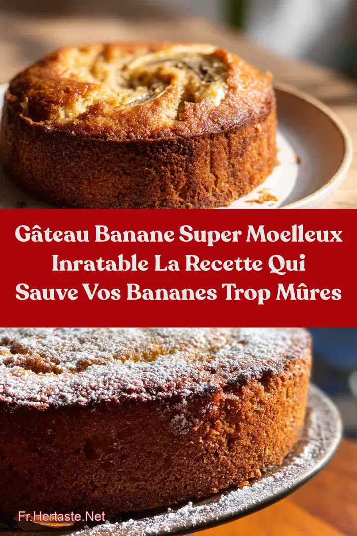 G&acirc;teau Banane Super Moelleux Inratable La Recette Qui Sauve Vos Bananes Trop M&ucirc;res