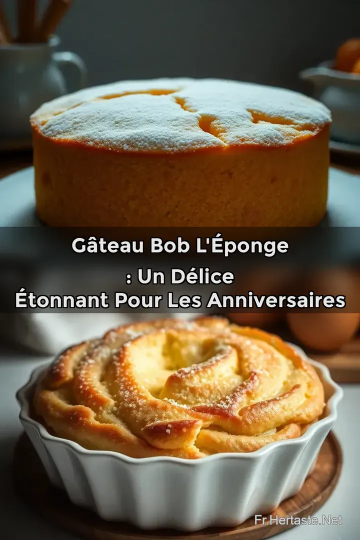 G&acirc;teau Bob l &Eacute;ponge : Un D&eacute;lice &Eacute;tonnant pour les Anniversaires