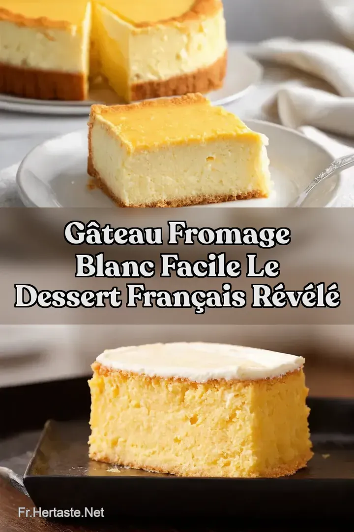 G&acirc;teau Fromage Blanc Facile Le Dessert Fran&ccedil;ais R&eacute;v&eacute;l&eacute;