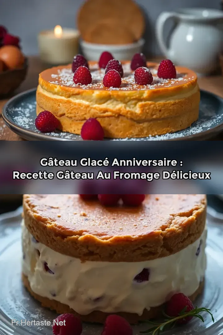 G&acirc;teau Glac&eacute; Anniversaire : Recette G&acirc;teau au Fromage D&eacute;licieux